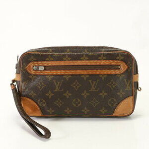 Louis Vuitton Monogram Marly Dragonne Shoulder Bag Clutch Pouch Business Tote
